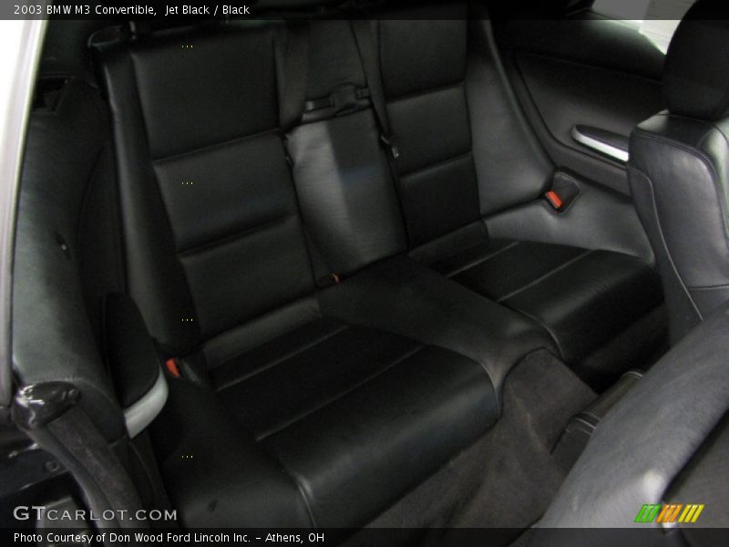 Jet Black / Black 2003 BMW M3 Convertible