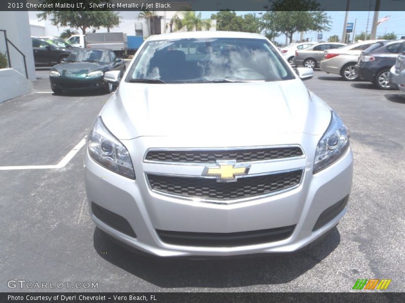 Silver Ice Metallic / Jet Black 2013 Chevrolet Malibu LT