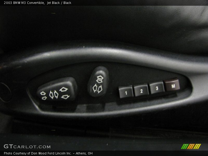 Controls of 2003 M3 Convertible