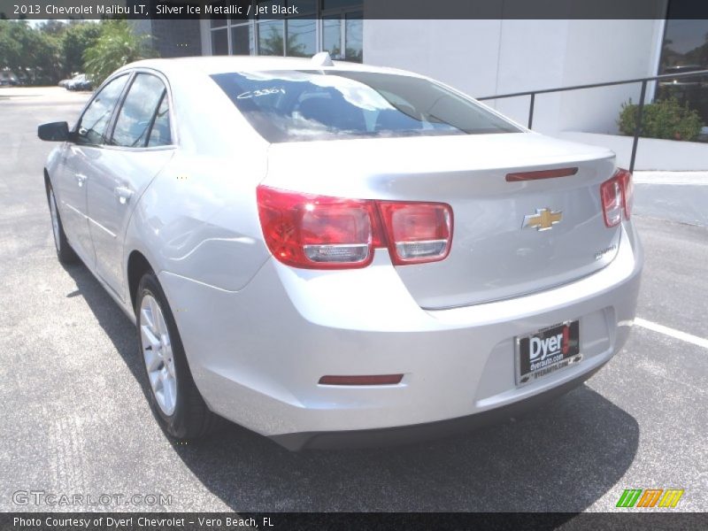 Silver Ice Metallic / Jet Black 2013 Chevrolet Malibu LT