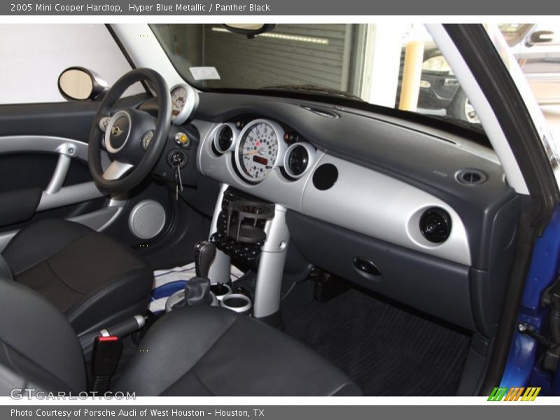 Hyper Blue Metallic / Panther Black 2005 Mini Cooper Hardtop