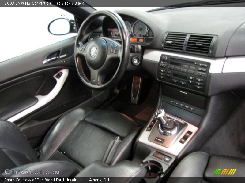 Jet Black / Black 2003 BMW M3 Convertible