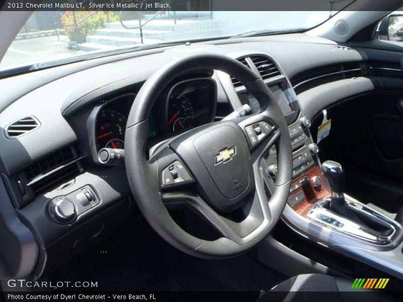 Silver Ice Metallic / Jet Black 2013 Chevrolet Malibu LT