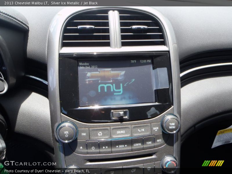 Silver Ice Metallic / Jet Black 2013 Chevrolet Malibu LT