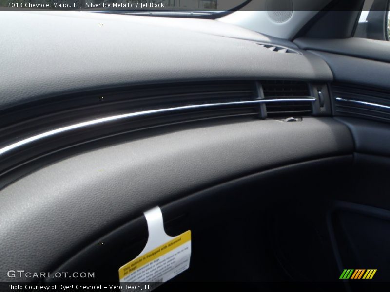Silver Ice Metallic / Jet Black 2013 Chevrolet Malibu LT
