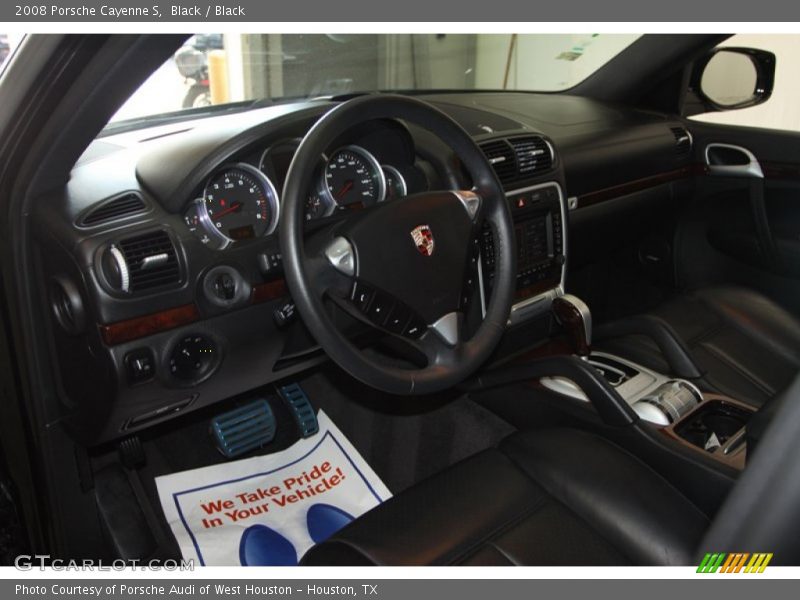 Black / Black 2008 Porsche Cayenne S