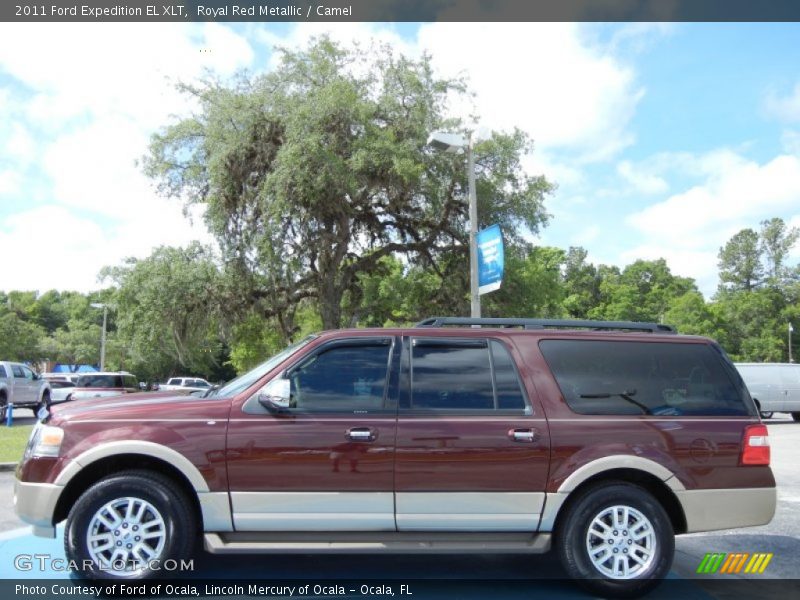 Royal Red Metallic / Camel 2011 Ford Expedition EL XLT