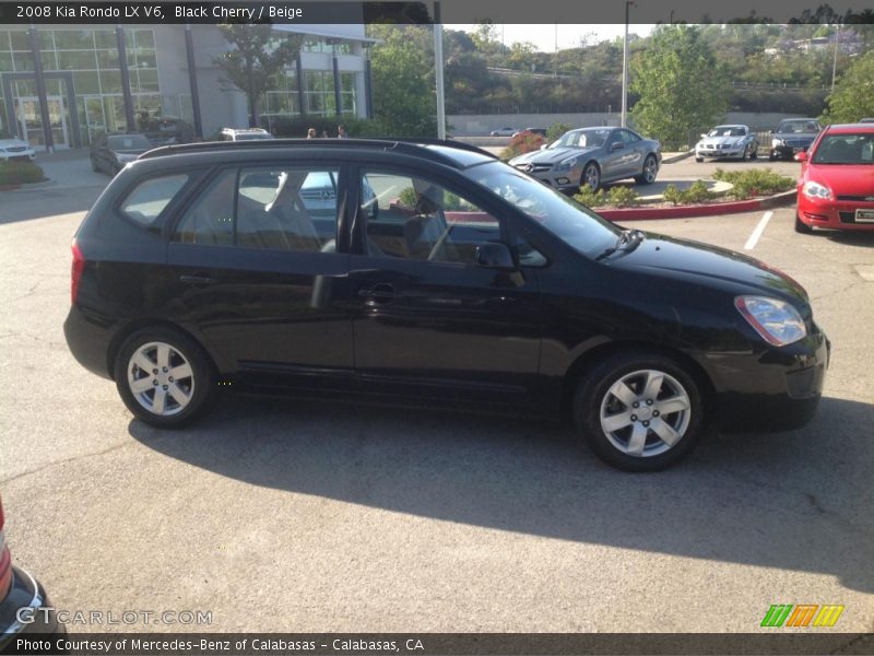 Black Cherry / Beige 2008 Kia Rondo LX V6
