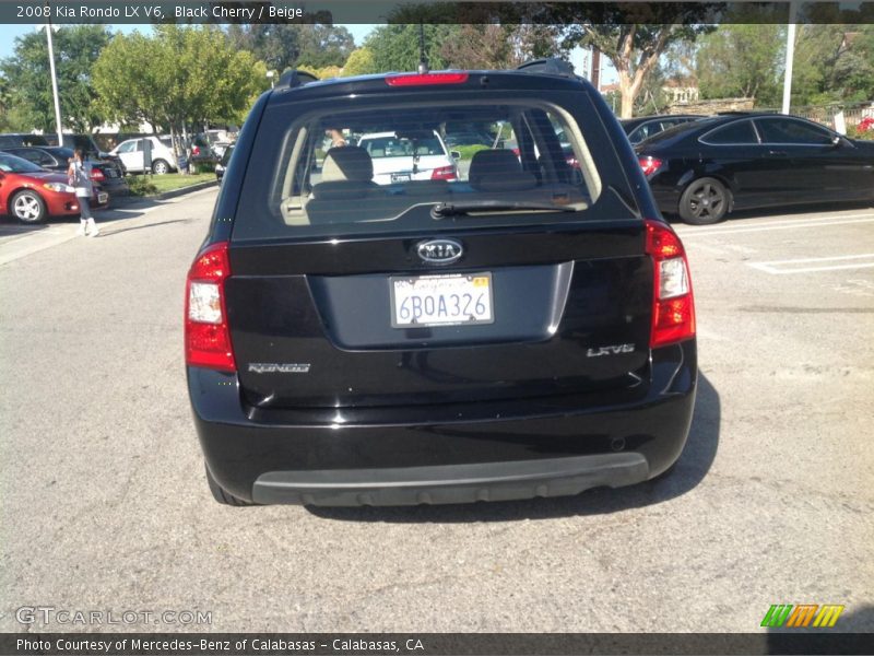 Black Cherry / Beige 2008 Kia Rondo LX V6