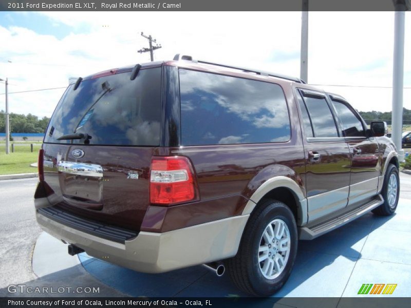 Royal Red Metallic / Camel 2011 Ford Expedition EL XLT