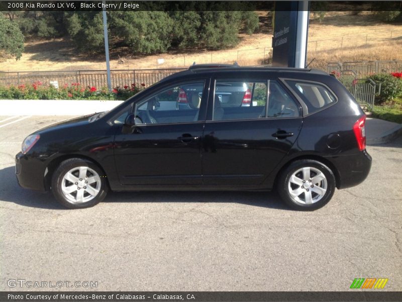 Black Cherry / Beige 2008 Kia Rondo LX V6