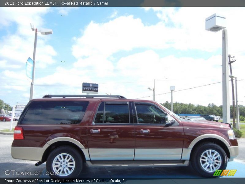 Royal Red Metallic / Camel 2011 Ford Expedition EL XLT