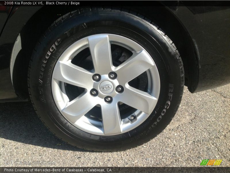 Black Cherry / Beige 2008 Kia Rondo LX V6