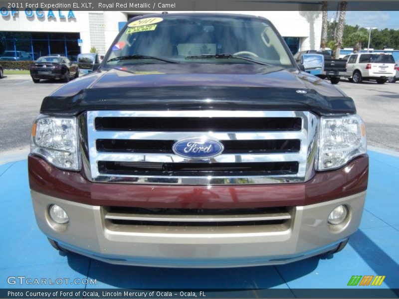 Royal Red Metallic / Camel 2011 Ford Expedition EL XLT