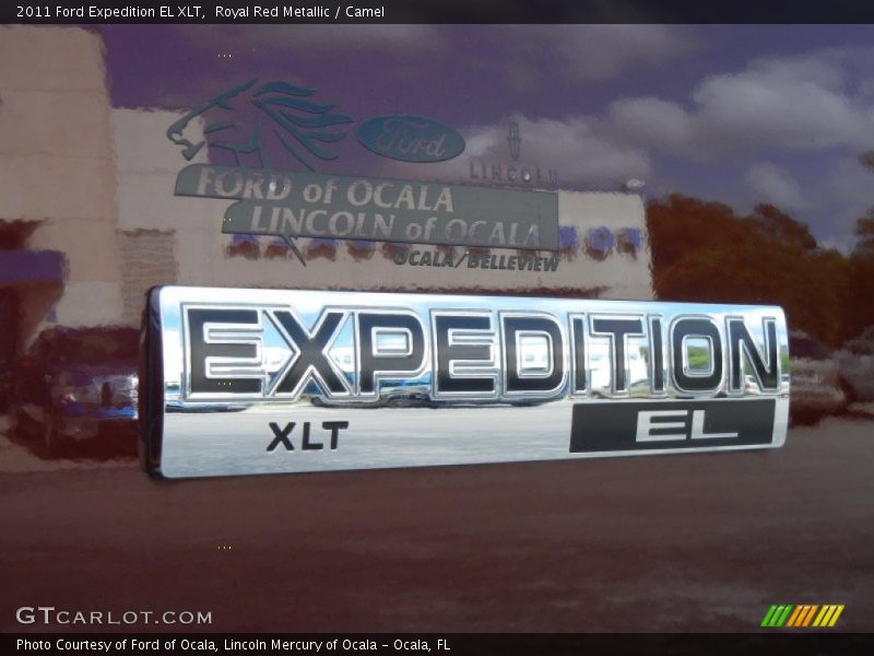 Royal Red Metallic / Camel 2011 Ford Expedition EL XLT