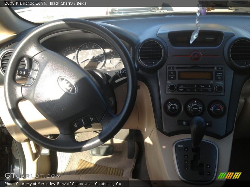 Black Cherry / Beige 2008 Kia Rondo LX V6