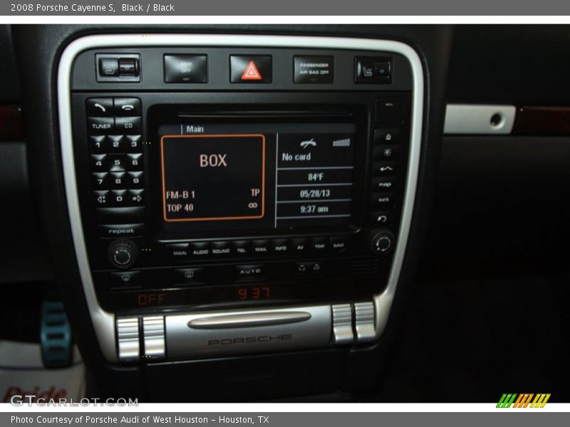 Controls of 2008 Cayenne S