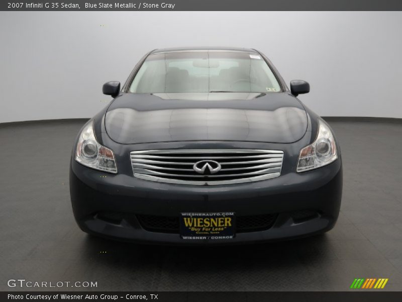 Blue Slate Metallic / Stone Gray 2007 Infiniti G 35 Sedan