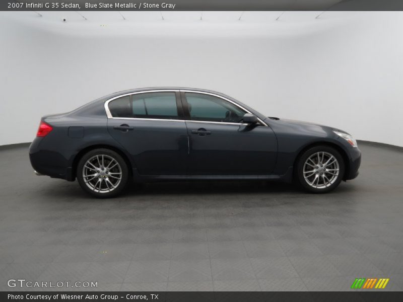 Blue Slate Metallic / Stone Gray 2007 Infiniti G 35 Sedan