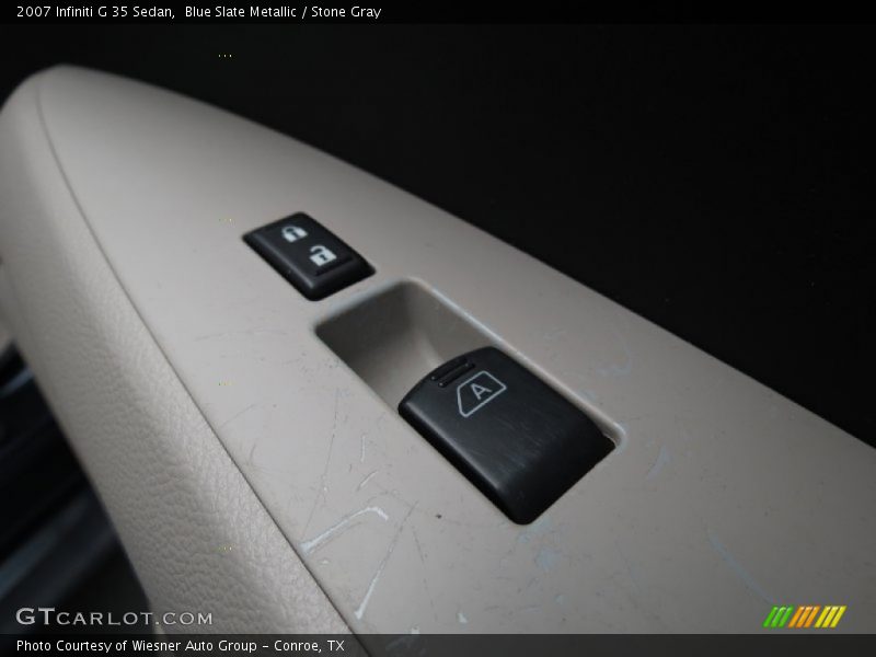 Blue Slate Metallic / Stone Gray 2007 Infiniti G 35 Sedan