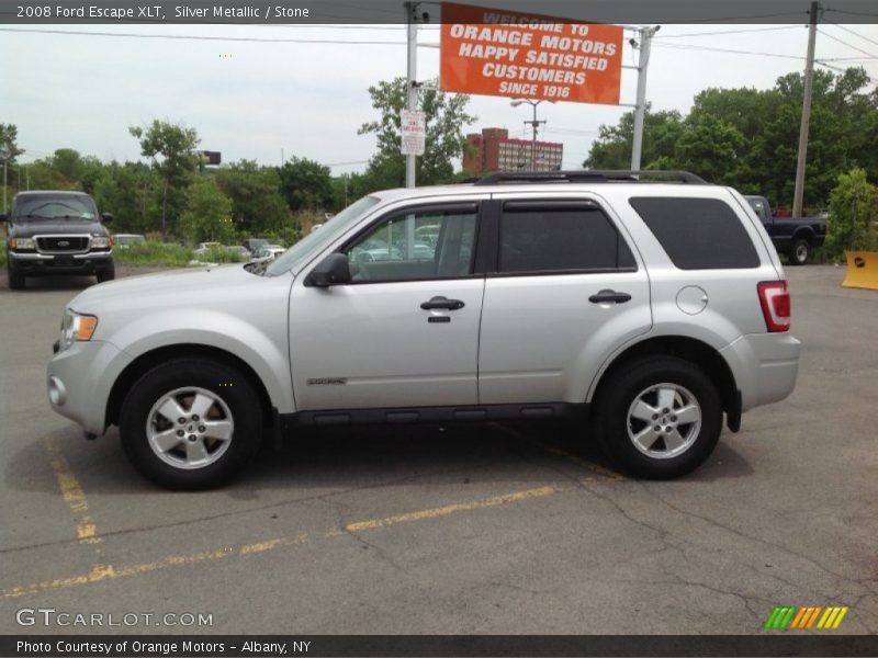 Silver Metallic / Stone 2008 Ford Escape XLT