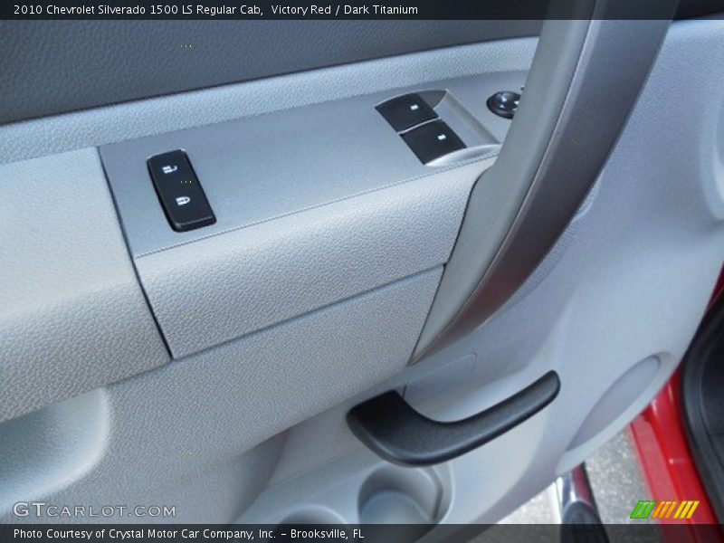 Victory Red / Dark Titanium 2010 Chevrolet Silverado 1500 LS Regular Cab