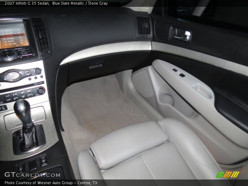 Blue Slate Metallic / Stone Gray 2007 Infiniti G 35 Sedan