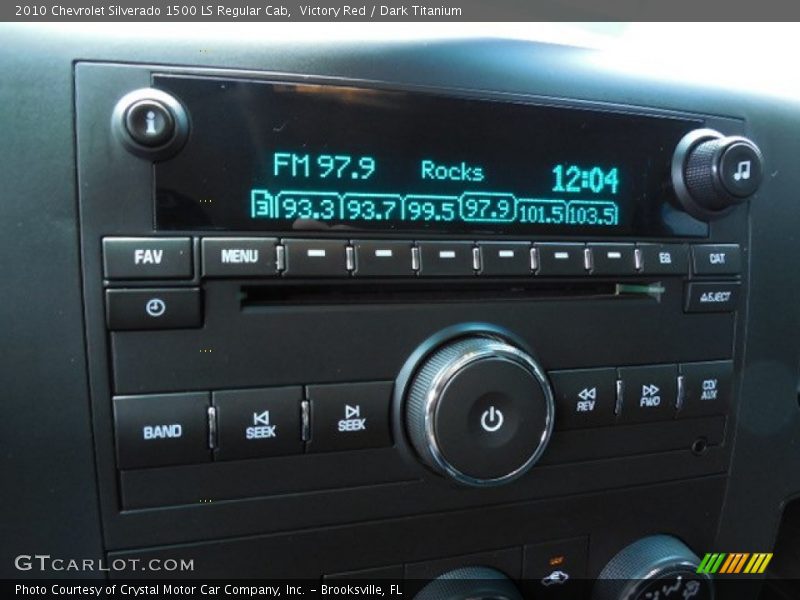 Audio System of 2010 Silverado 1500 LS Regular Cab