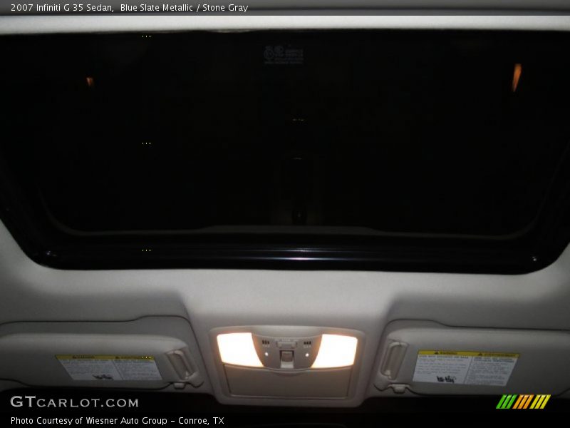Blue Slate Metallic / Stone Gray 2007 Infiniti G 35 Sedan