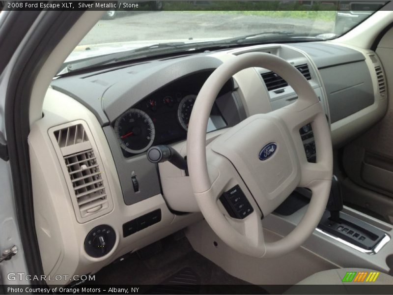Silver Metallic / Stone 2008 Ford Escape XLT
