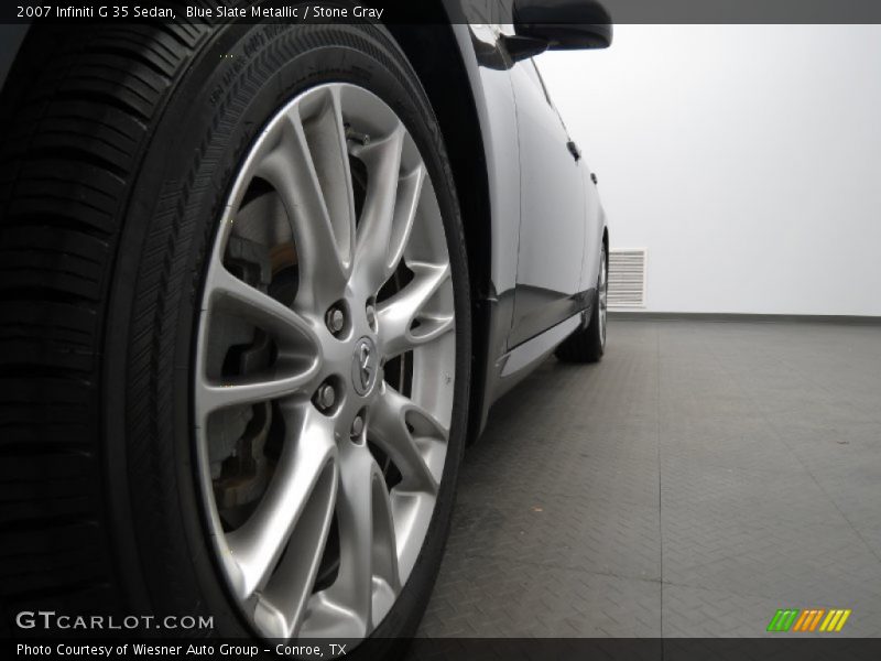 Blue Slate Metallic / Stone Gray 2007 Infiniti G 35 Sedan