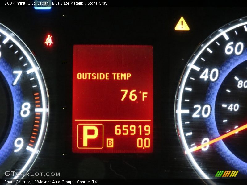 Blue Slate Metallic / Stone Gray 2007 Infiniti G 35 Sedan