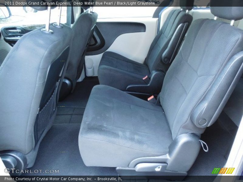 Deep Water Blue Pearl / Black/Light Graystone 2011 Dodge Grand Caravan Express