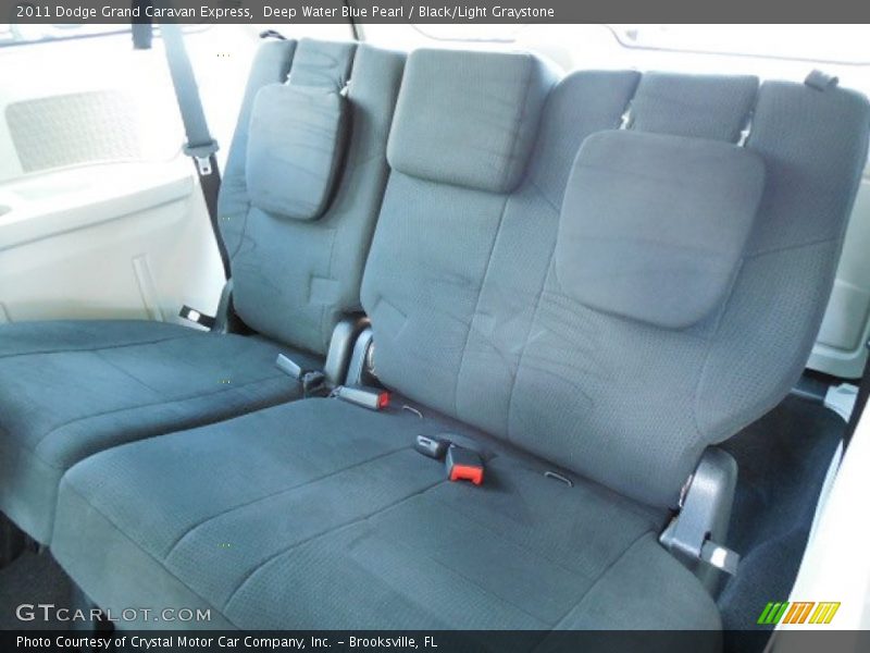 Deep Water Blue Pearl / Black/Light Graystone 2011 Dodge Grand Caravan Express