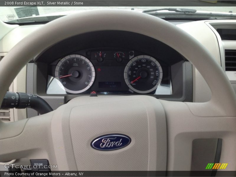 Silver Metallic / Stone 2008 Ford Escape XLT