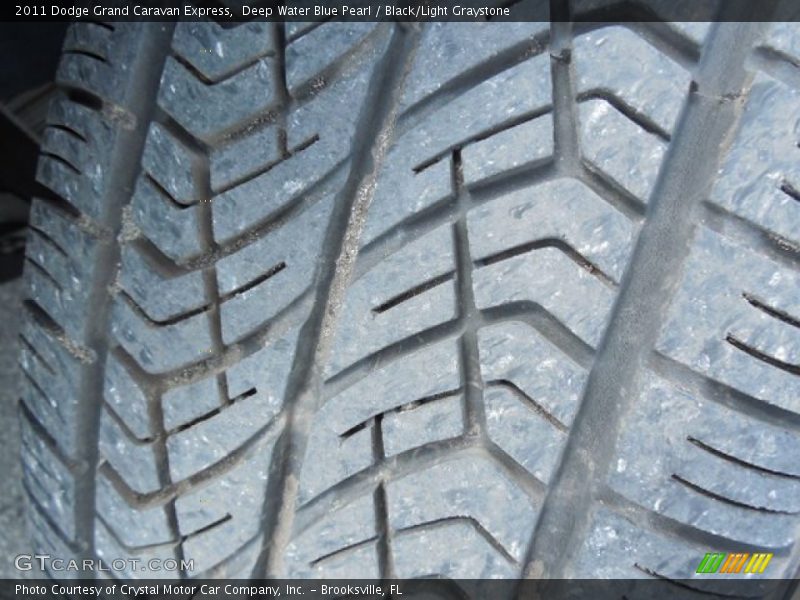 Deep Water Blue Pearl / Black/Light Graystone 2011 Dodge Grand Caravan Express