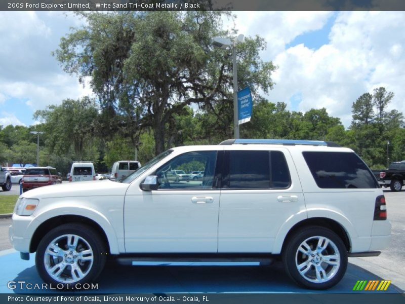  2009 Explorer Limited White Sand Tri-Coat Metallic