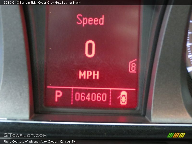 Cyber Gray Metallic / Jet Black 2010 GMC Terrain SLE