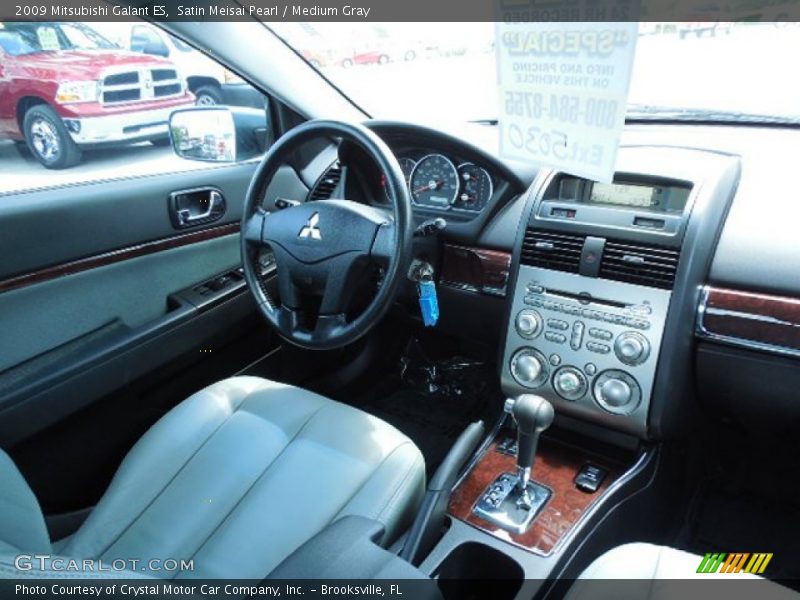 Satin Meisai Pearl / Medium Gray 2009 Mitsubishi Galant ES