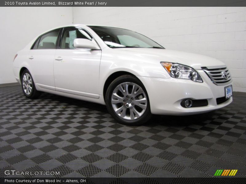 Blizzard White Pearl / Ivory 2010 Toyota Avalon Limited