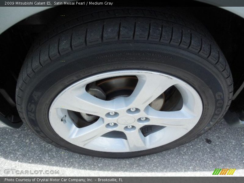 Satin Meisai Pearl / Medium Gray 2009 Mitsubishi Galant ES