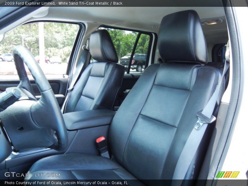 Front Seat of 2009 Explorer Limited