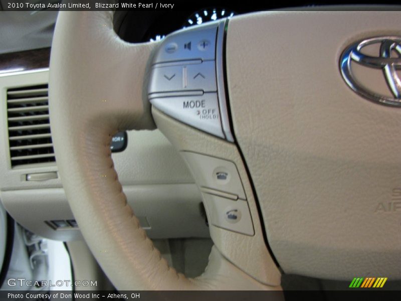 Blizzard White Pearl / Ivory 2010 Toyota Avalon Limited