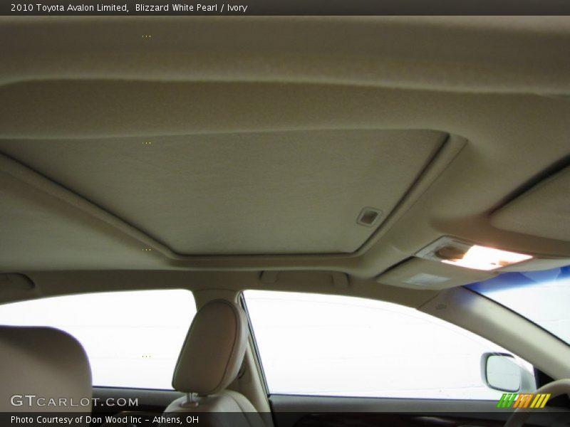 Blizzard White Pearl / Ivory 2010 Toyota Avalon Limited