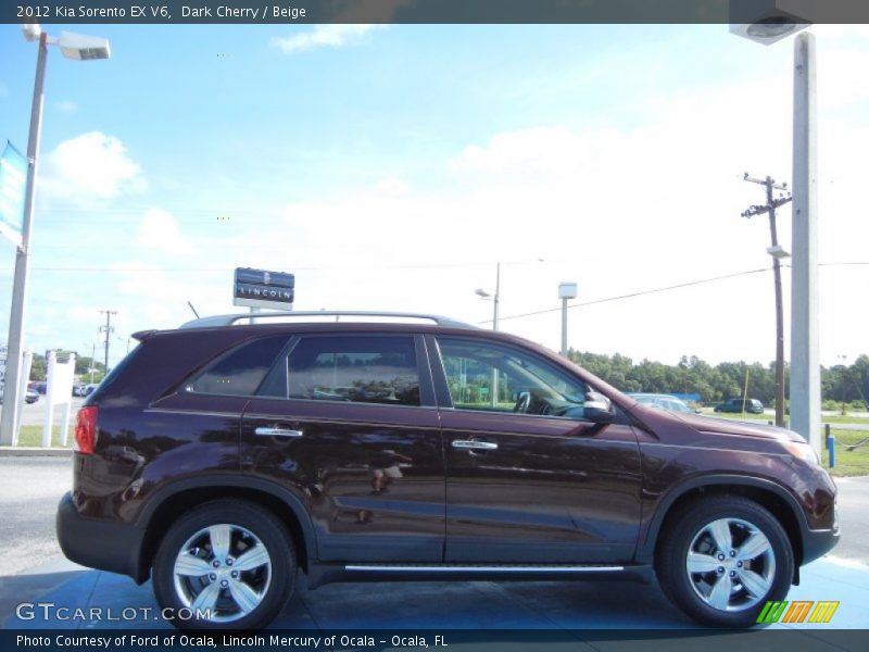 Dark Cherry / Beige 2012 Kia Sorento EX V6