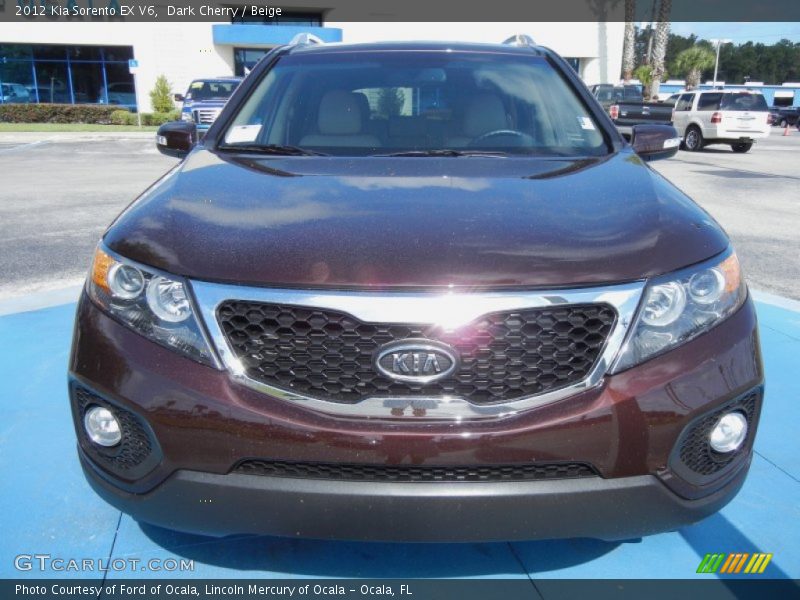 Dark Cherry / Beige 2012 Kia Sorento EX V6