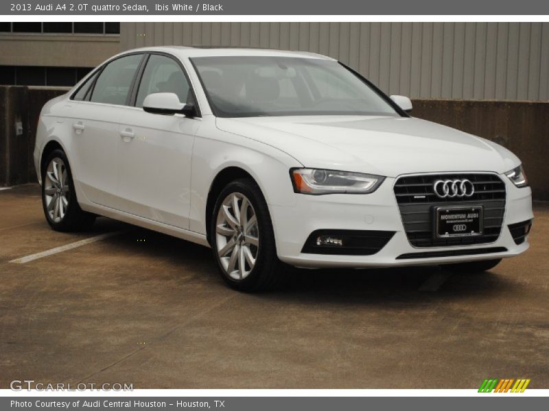 Ibis White / Black 2013 Audi A4 2.0T quattro Sedan