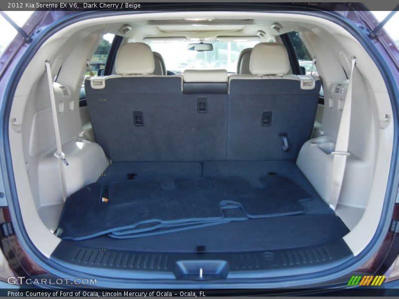 Dark Cherry / Beige 2012 Kia Sorento EX V6