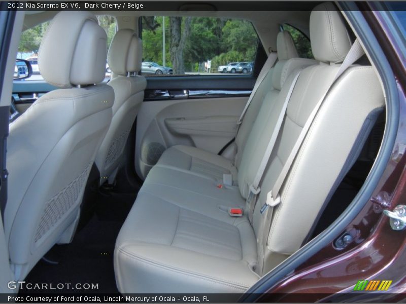 Dark Cherry / Beige 2012 Kia Sorento EX V6