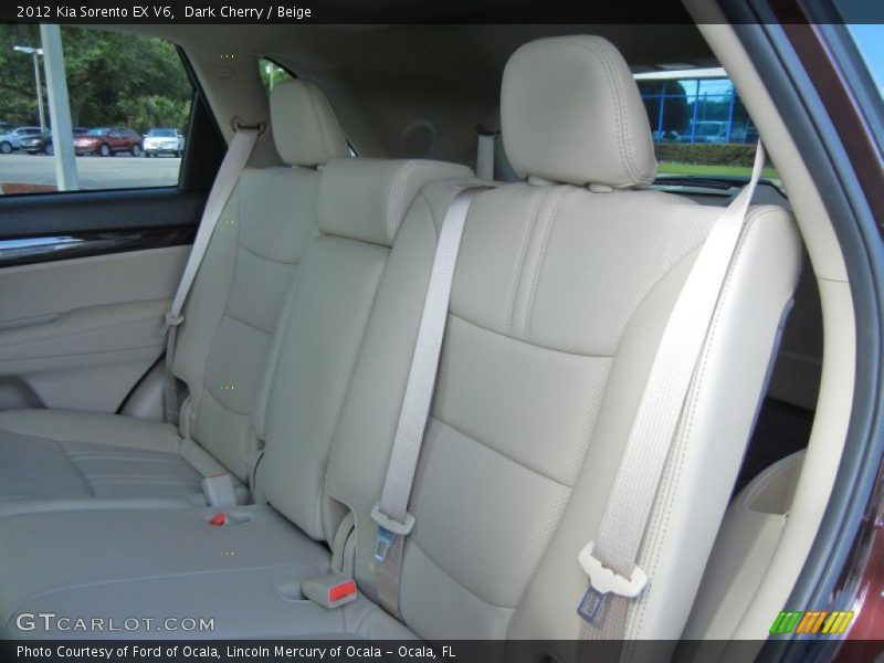 Dark Cherry / Beige 2012 Kia Sorento EX V6
